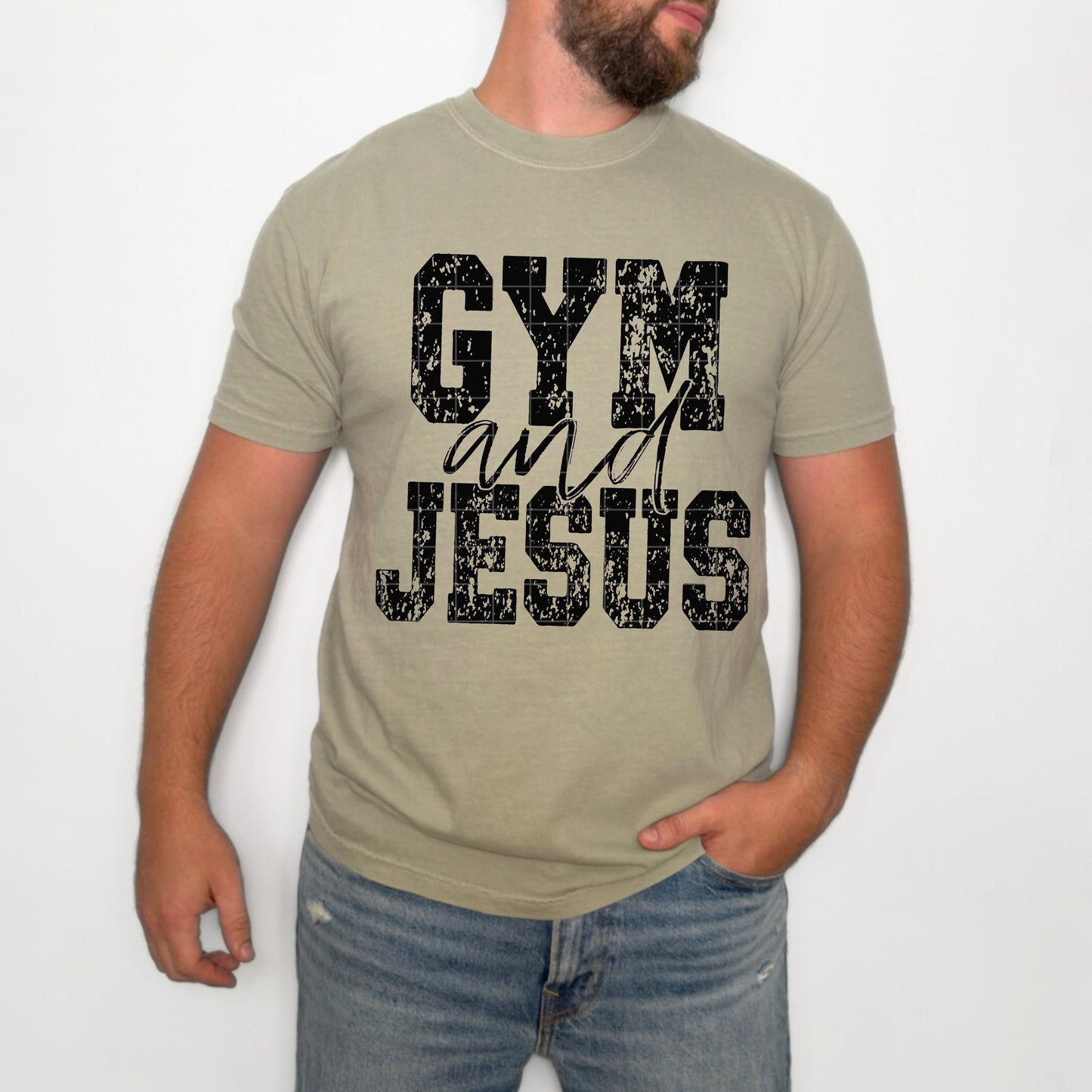 Gym and Jesus-DTF&UV