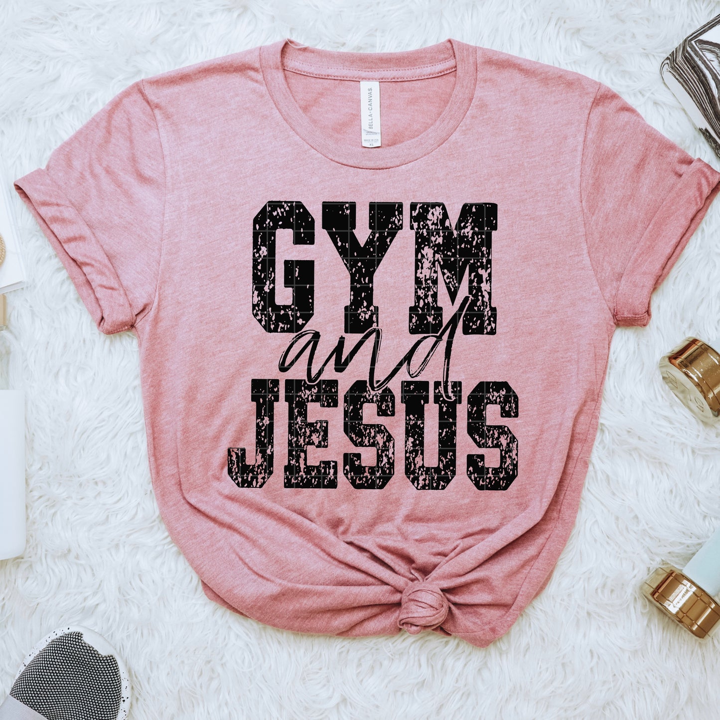 Gym and Jesus-DTF&UV
