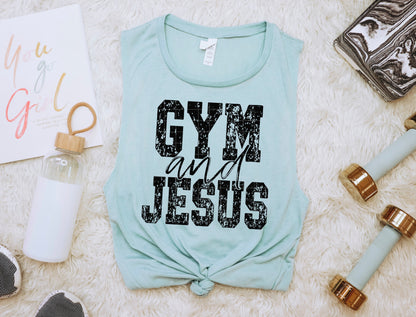 Gym and Jesus-DTF&UV