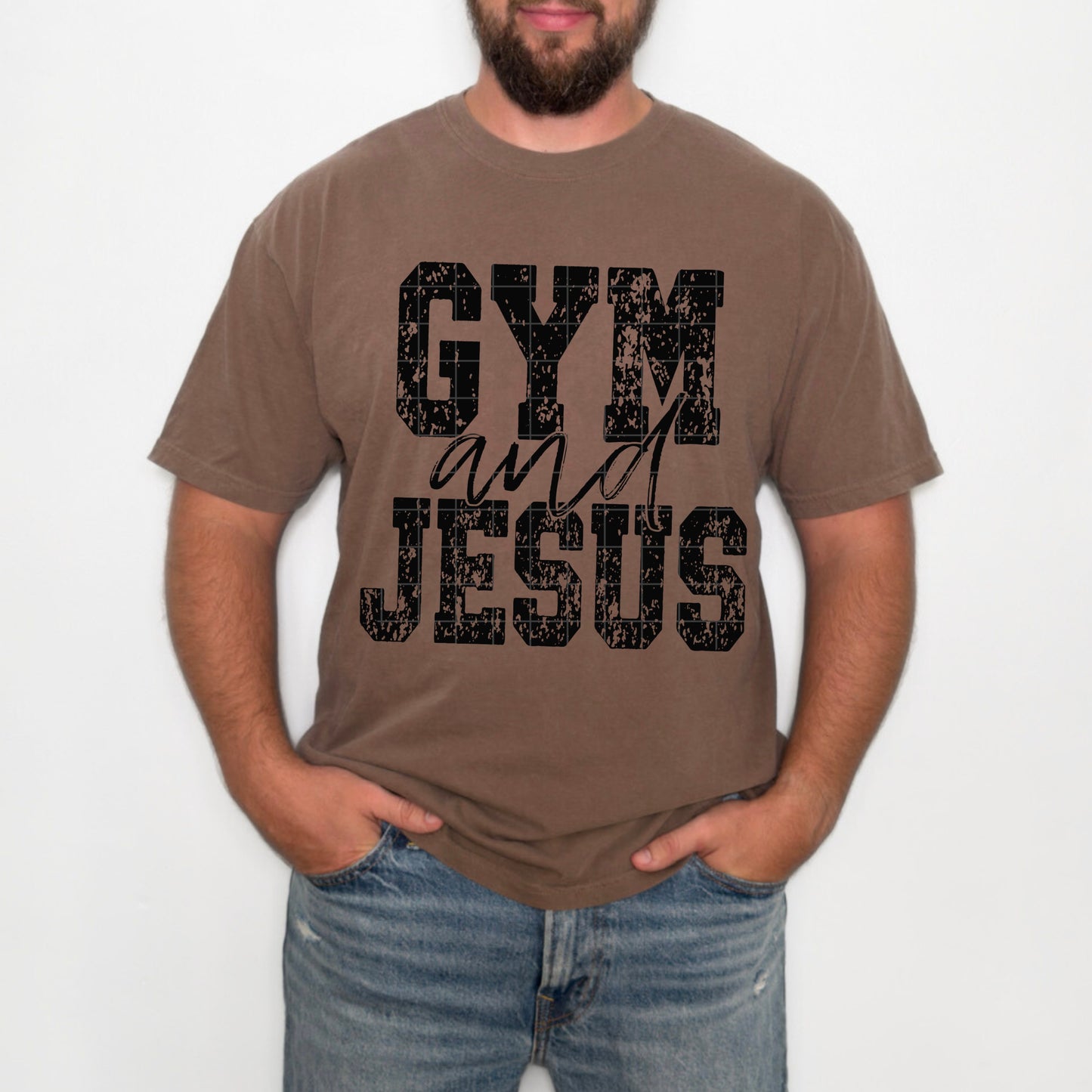 Gym and Jesus-DTF&UV