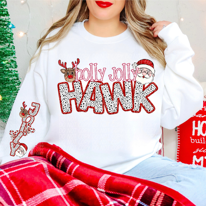 Holly Jolly Mascot Comes with Sleeve (DROPDOWN)-DTF&UV
