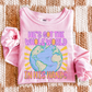HE'S GOT THE WHOLE WORLD IN HIS HANDS smiley face -DTF&UV