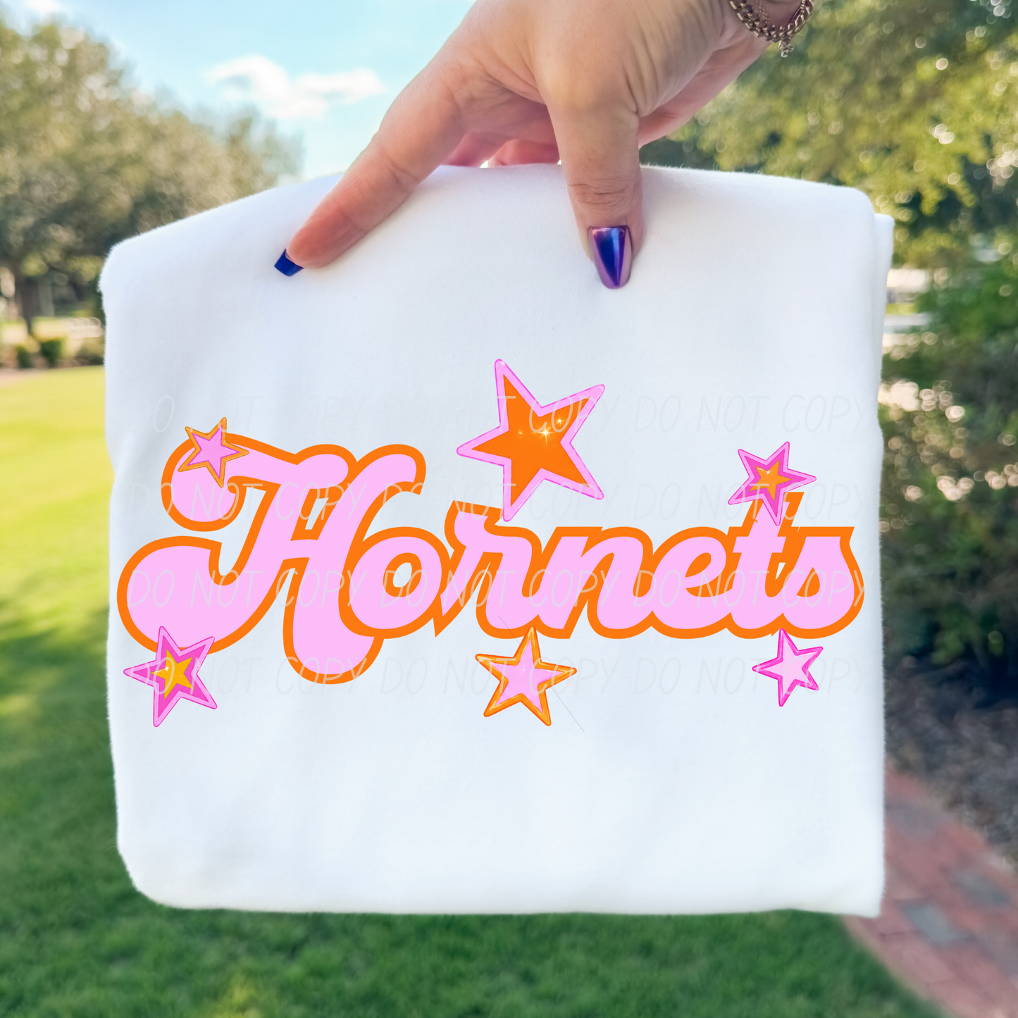 Pink Orange Stars Mascot (Dropdown)- DTF&UV