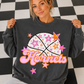 Basketball Pink Orange Stars Mascot (Dropdown)- DTF&UV