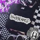 Hurricanes Black And White Polka Dot Faux Stitch - DTF