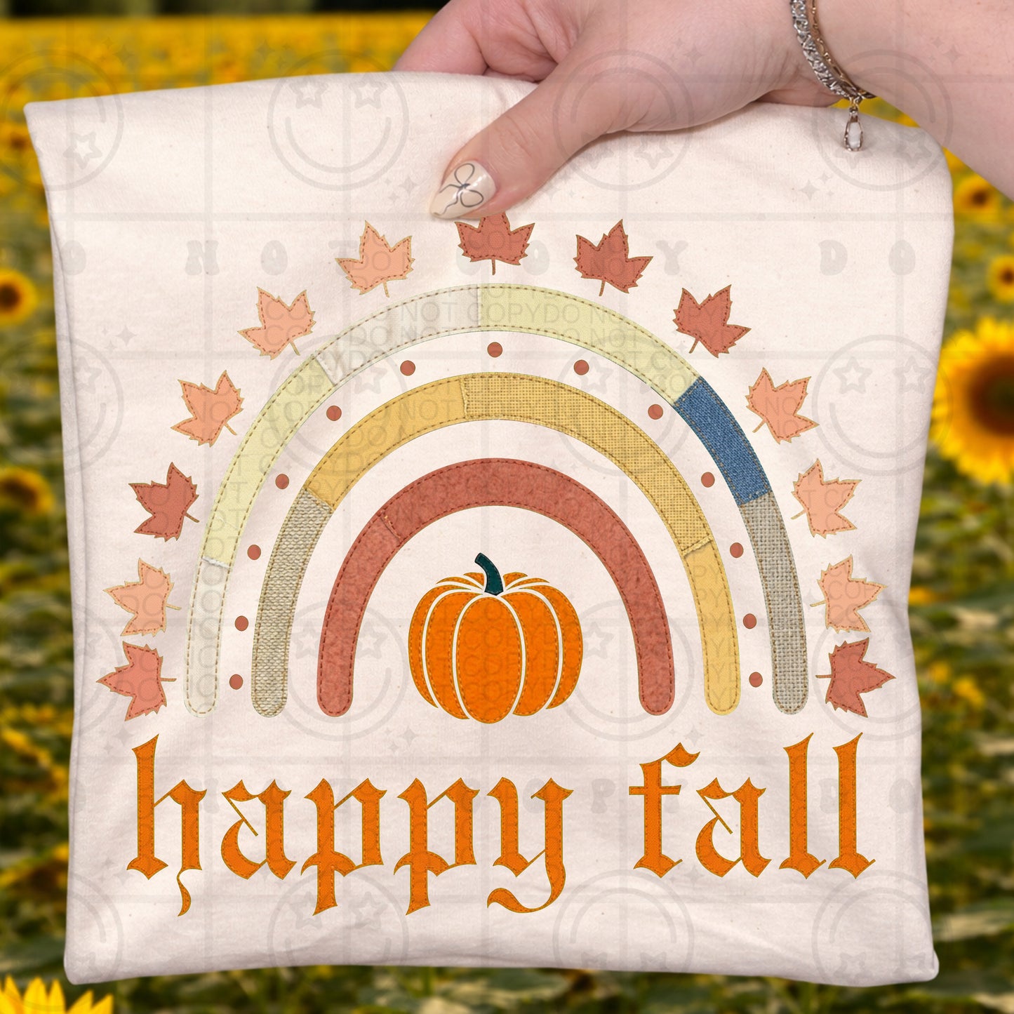 Happy Fall rainbow-DTF&UV