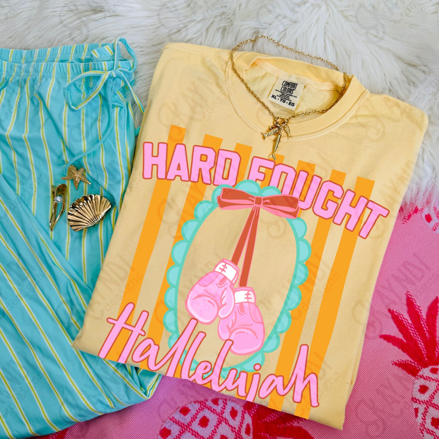 Hard Fought Hallelujah- DTF&UV