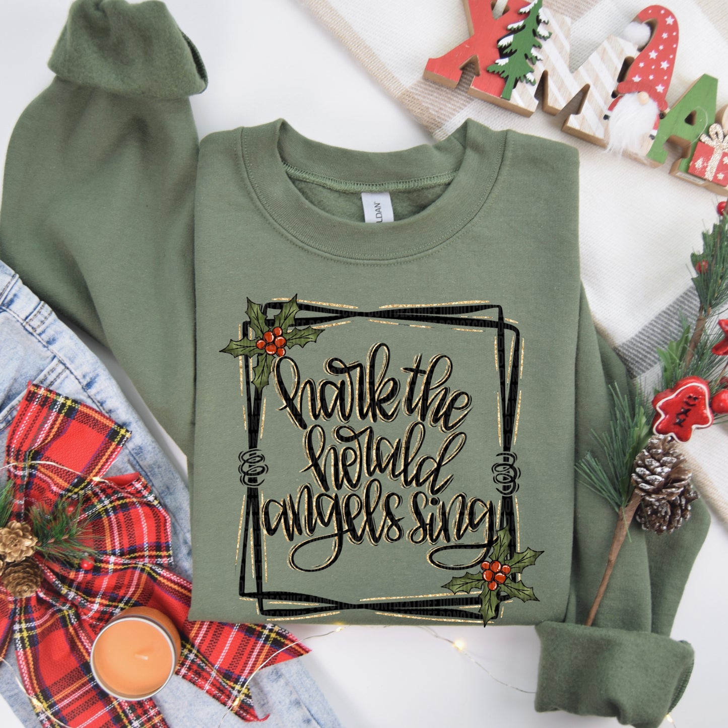 Hark the angels-DTF&UV