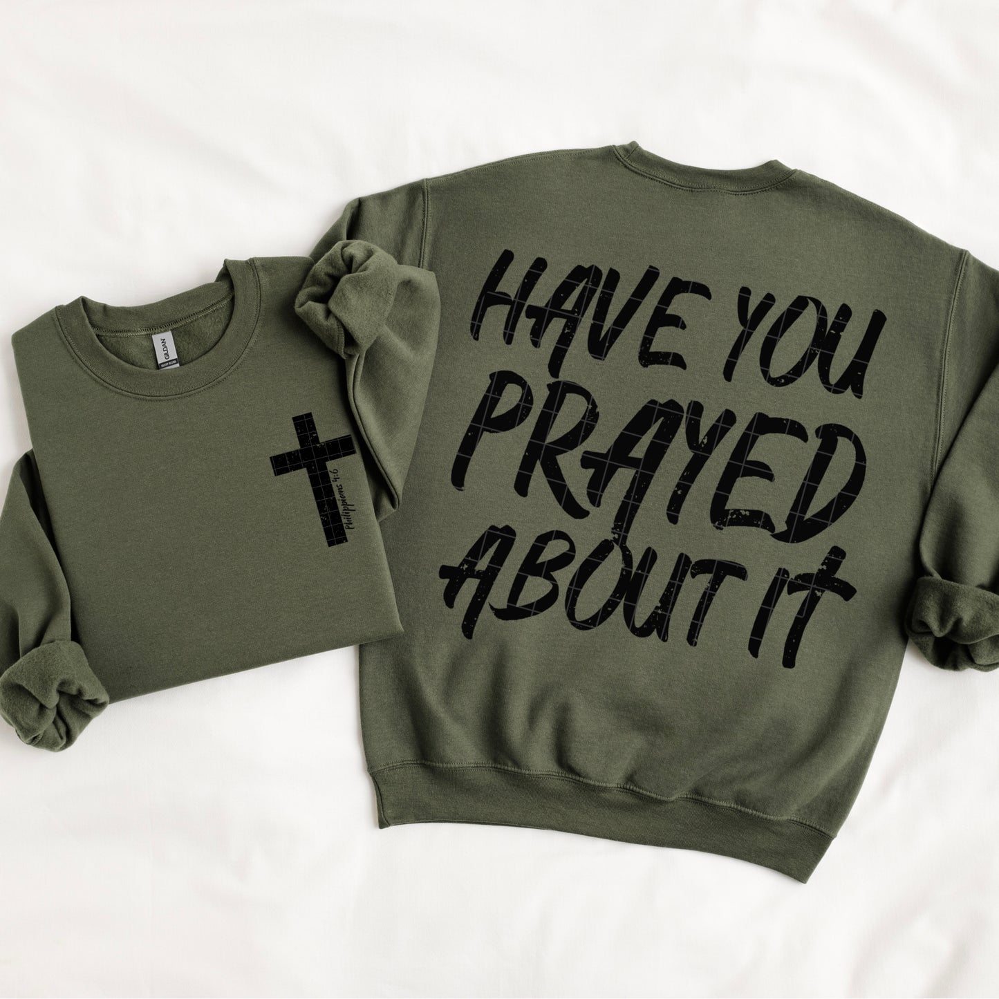 Have you Prayed(Includes pocket and Back)-DTF&UV