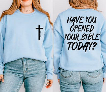 Have you opened your bible(front and back included) -DTF&UV