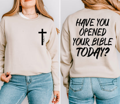 Have you opened your bible(front and back included) -DTF&UV