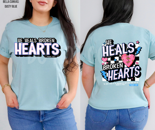 He Heals Broken Hearts(Front)-DTF