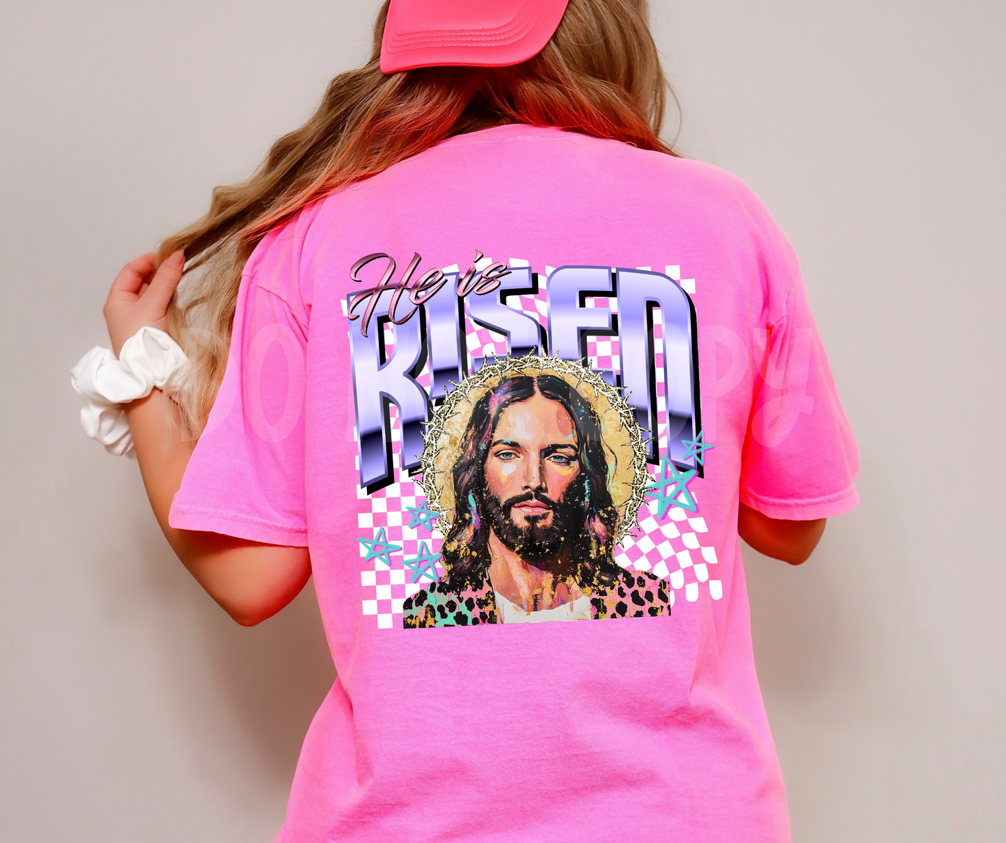 He Is Risen Vintage Retro -DTF