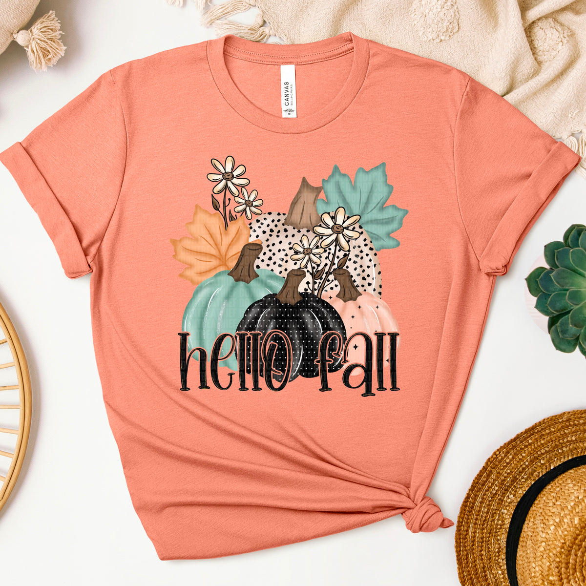 Hello Fall pumpkins-DTF&UV