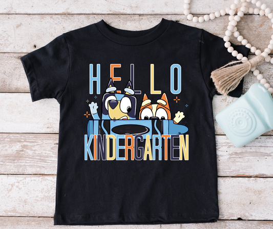 Hello Kindergarten bluey-DTF