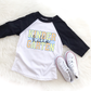 Hello Kindergarten Grade Blue Checkered-DTF