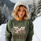Hello Winter bows on trees deer-DTF