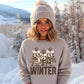 Hello Winter bows on trees deer-DTF