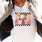Hello First Grade apple(PINK)-DTF