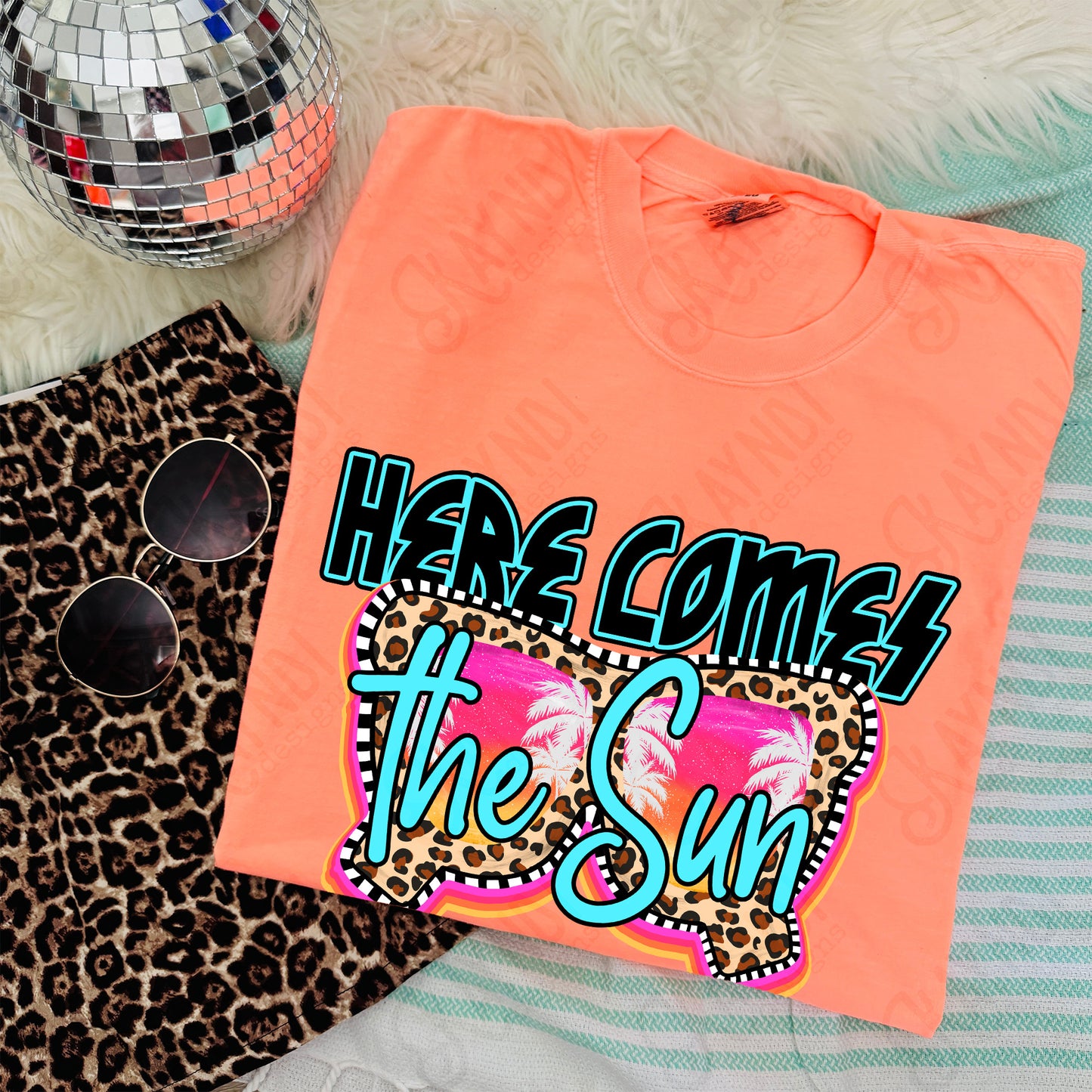 Here comes the sun-DTF&UV
