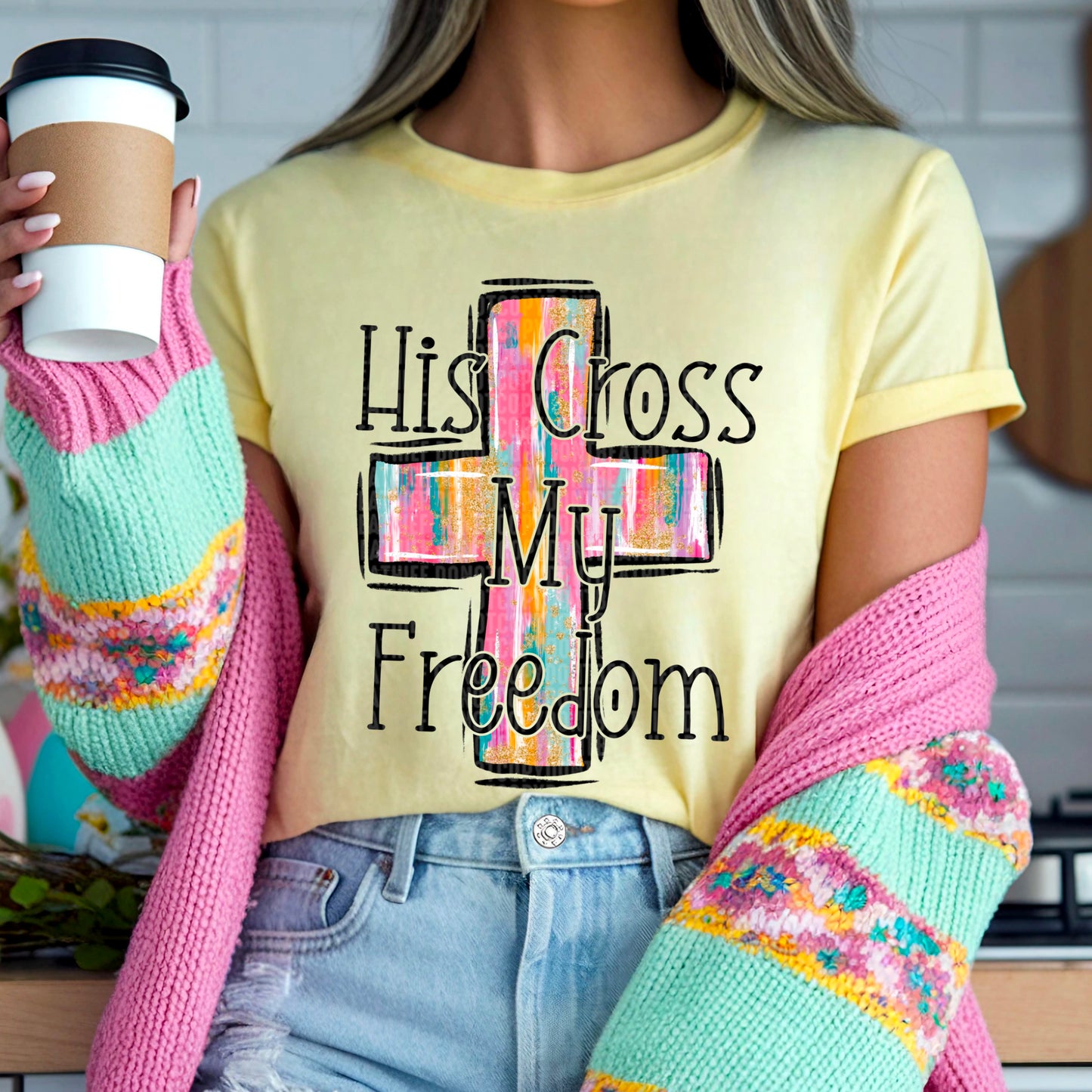 His cross my freedom-DTF