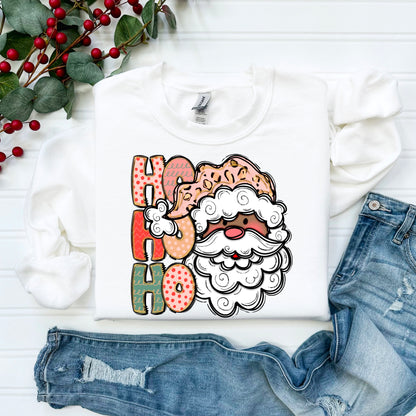 HoHoHoSantaDark-DTF