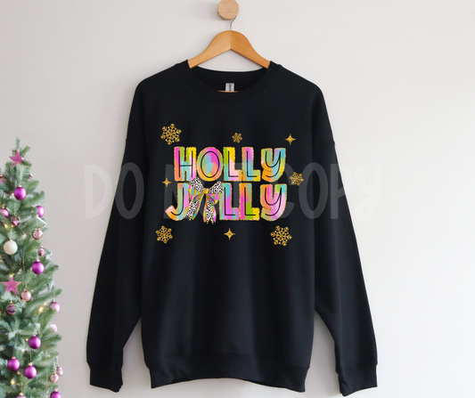 Holly Jolly Colorful-DTF