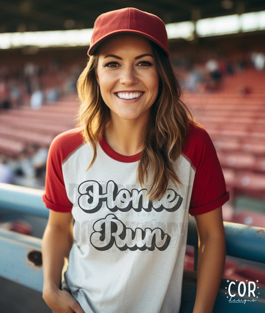 Home Run Blk - DTF