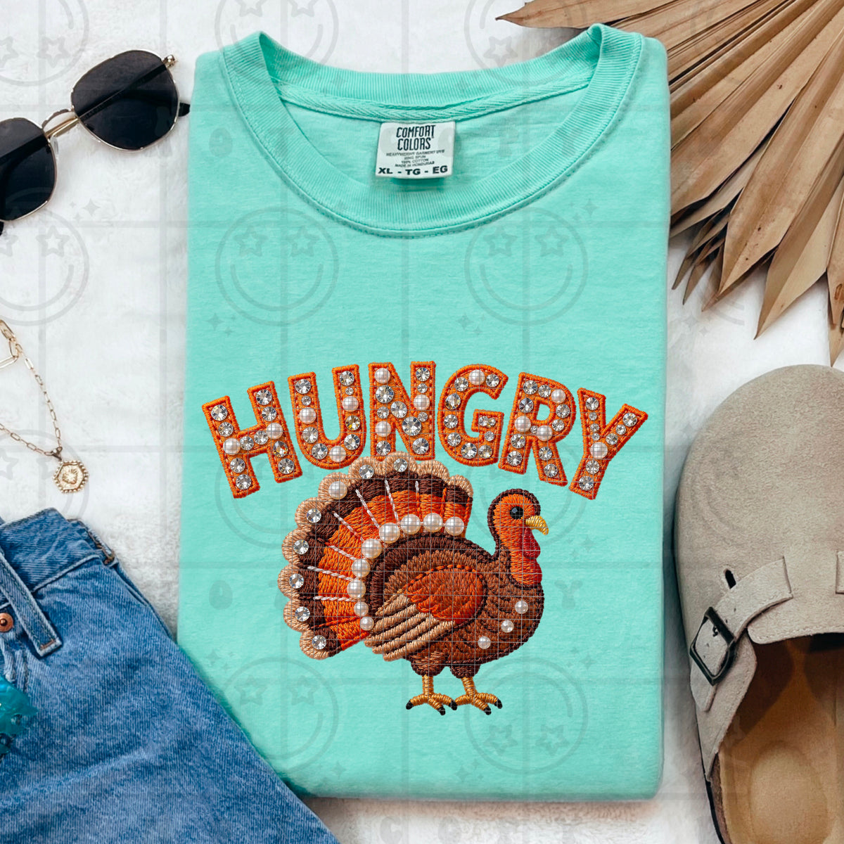 Hungry faux turkey  -DTF&UV