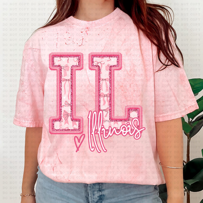PINK COQUETTE STATES(Dropdown)-DTF