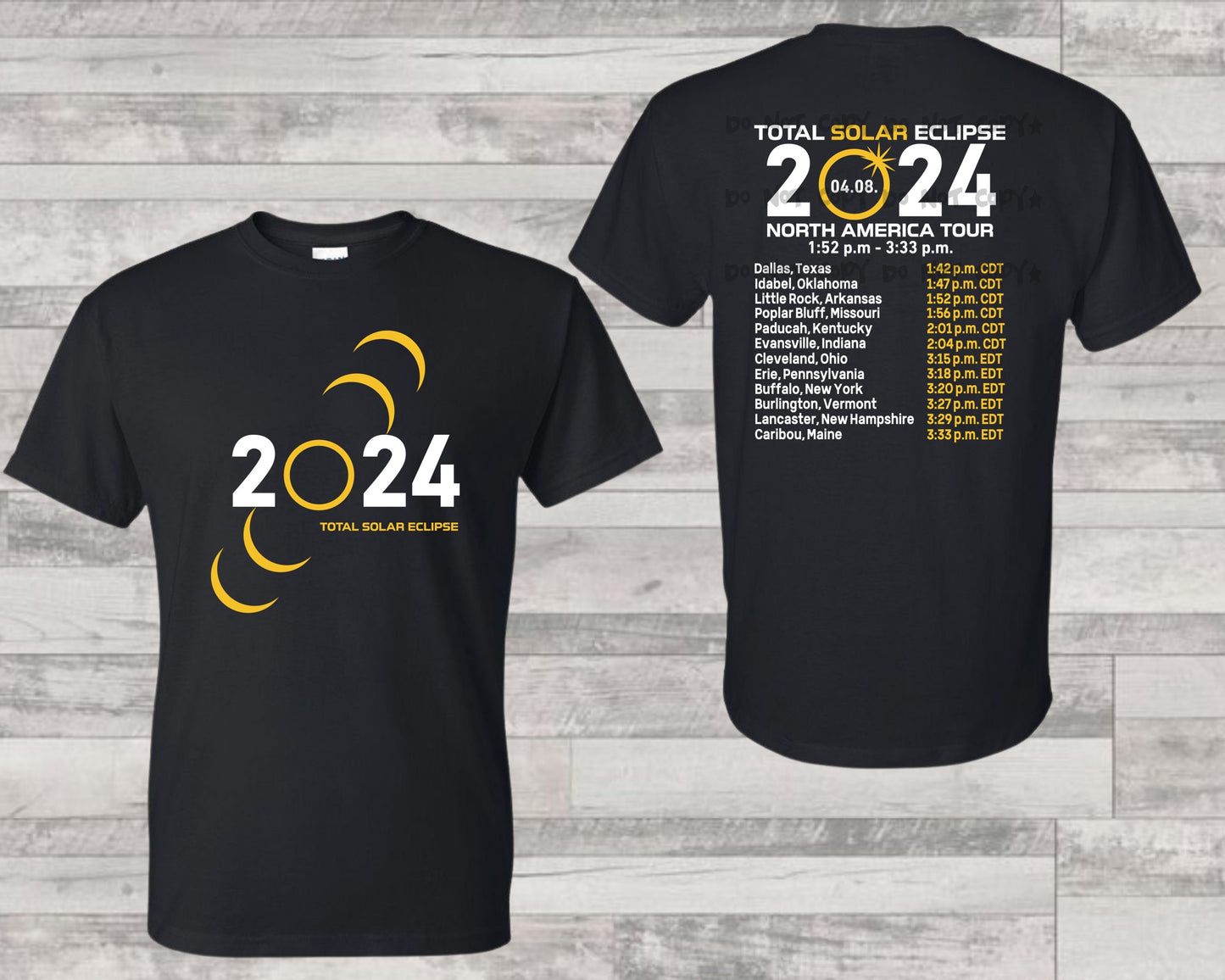 Total Solar Eclipse 2024-(FRONT)-DTF