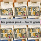 Boy grades (6 Options) -DTF