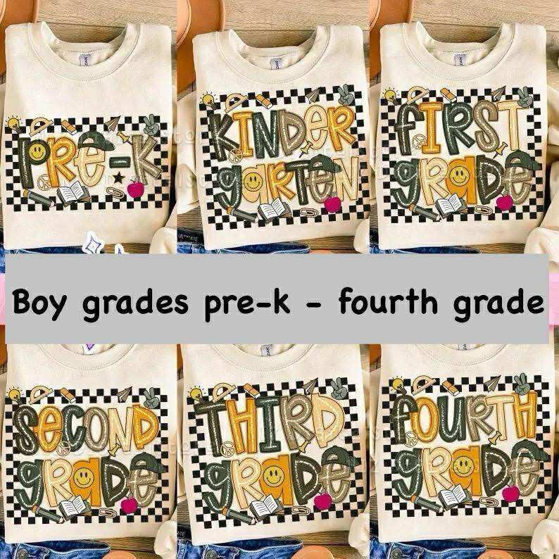 Boy grades (6 Options) -DTF