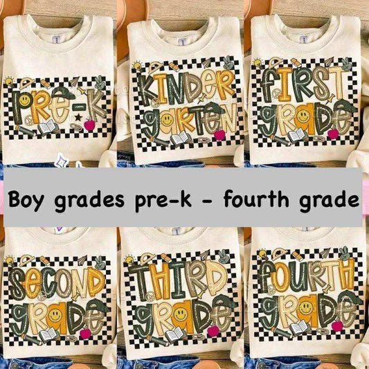 Boy grades (6 Options) -DTF
