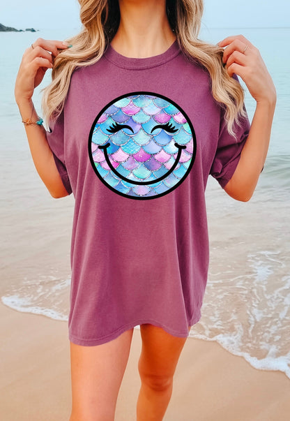 Mermaid smiley-DTF