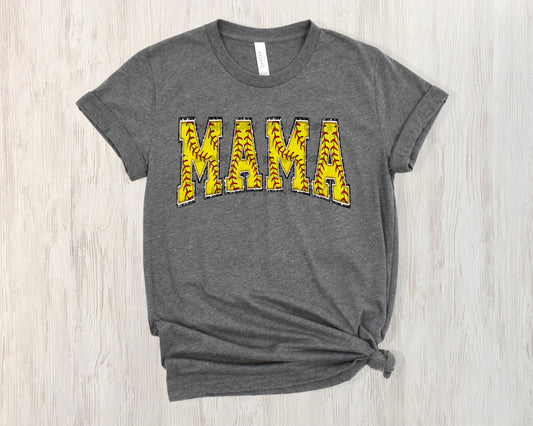 Softball Mama letters- DTF