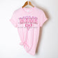 Mama pink leopard with pink bow -DTF