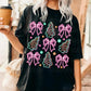 Neon Christmas tree Cakes and bows-DTF