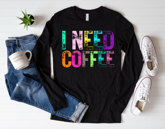I need Coffee bright distressed- DTF&UV