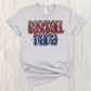 Baseball Mama  faux glitter dalmation back   -DTF