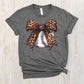 Baseball leopard bow - DTF