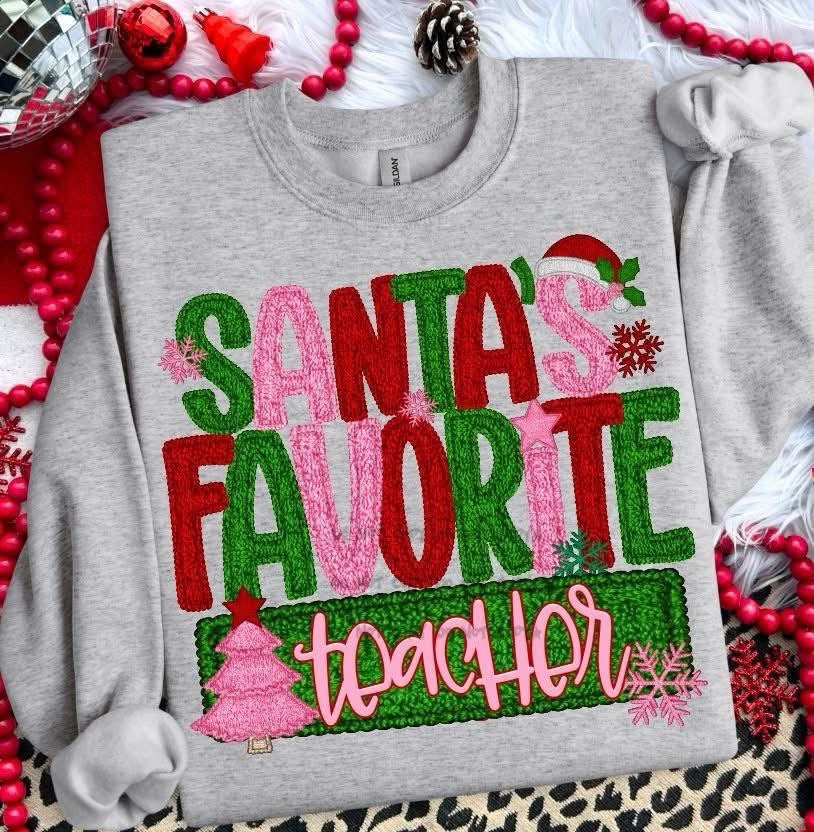 Santa’s favorite words (custom) -DTF&UV