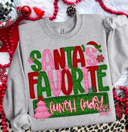Santa’s favorite words (custom) -DTF&UV