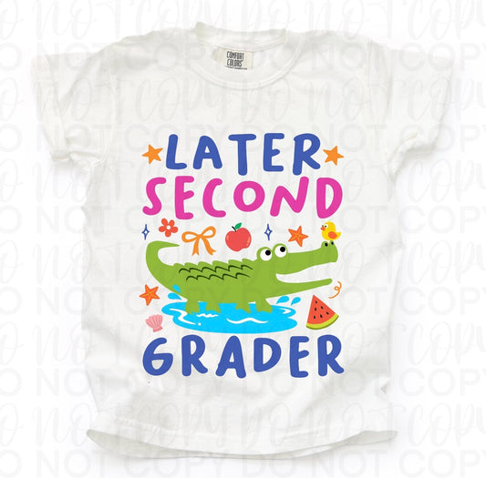 Later Gator School Grader Second - DTF&UV
