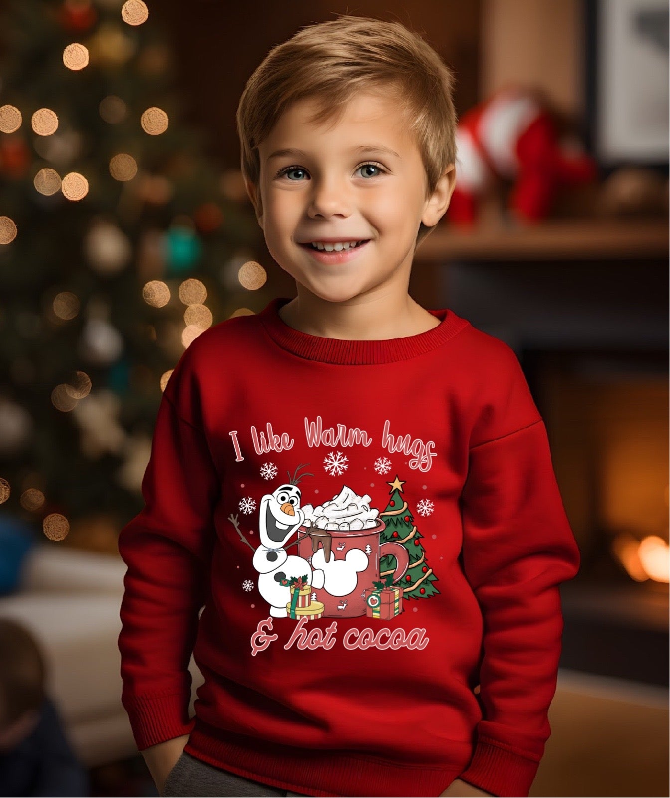 I like Warm Hugs and Hot Cocoa-DTF