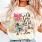 Oh Come Let us Adore Him Colorful Tree-DTF