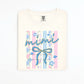 Stripes Floral Title Mimi -DTF&UV