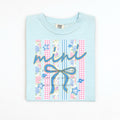 Stripes Floral Title Mini-DTF&UV