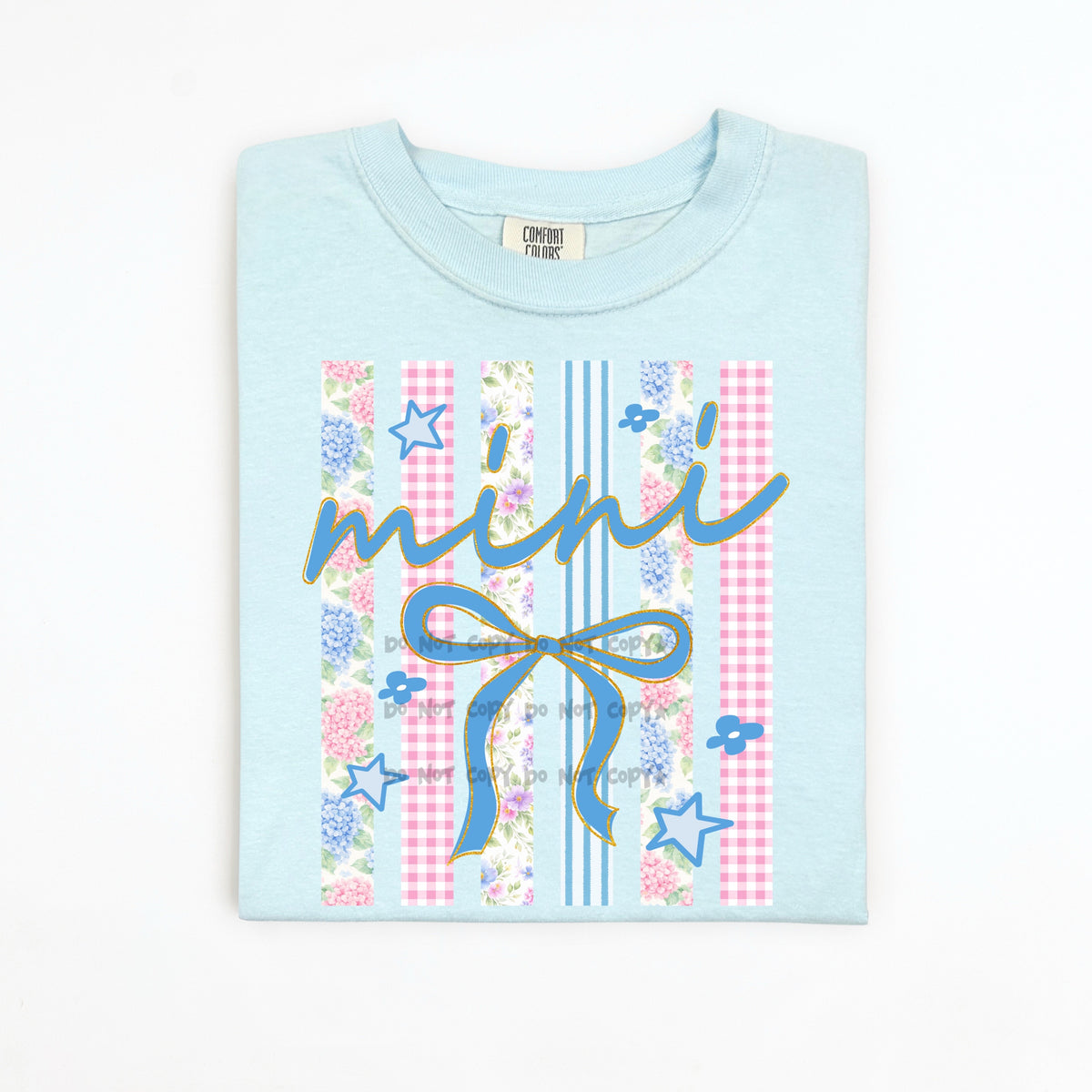 Stripes Floral Title Mini-DTF&UV