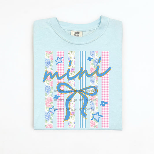 Stripes Floral Title Mini-DTF&UV